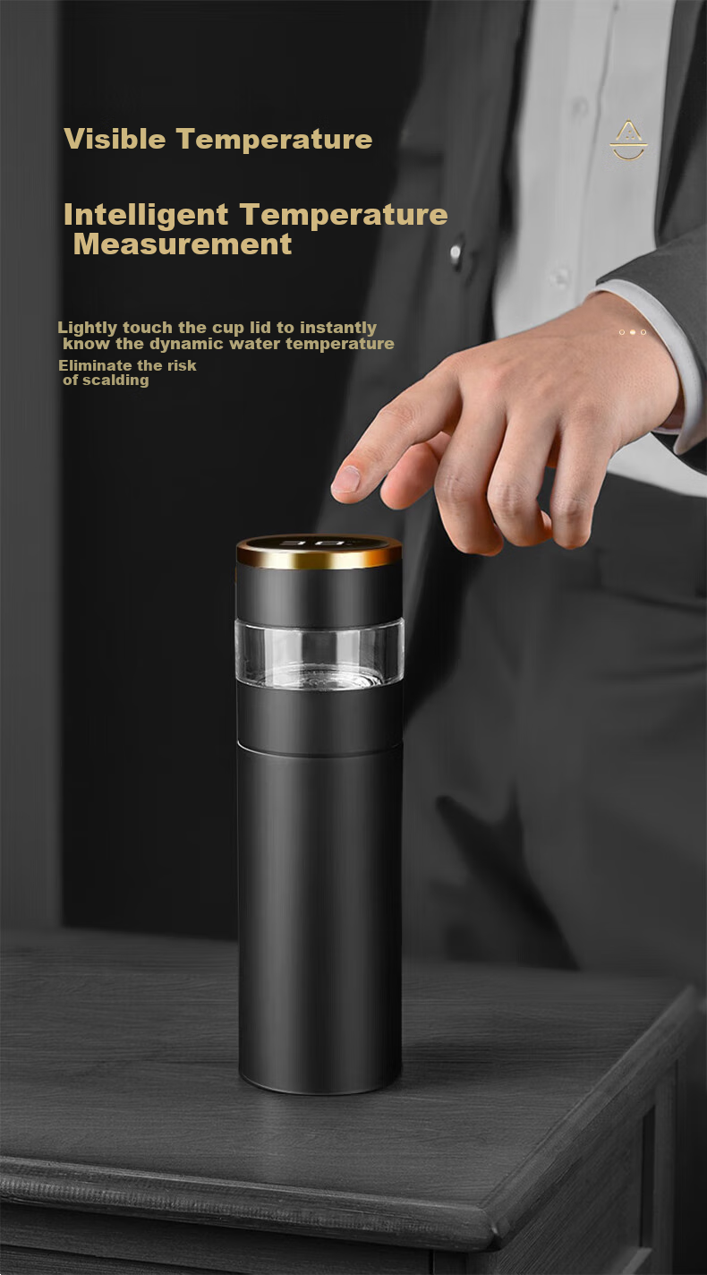 Mixiaoshu Insulated Mug for Men with Tea Infuser Cup, Mid-Autumn Festival Gift for Boyfriend, Father, Birthday Present for Husband, Practical Gift for Me 11