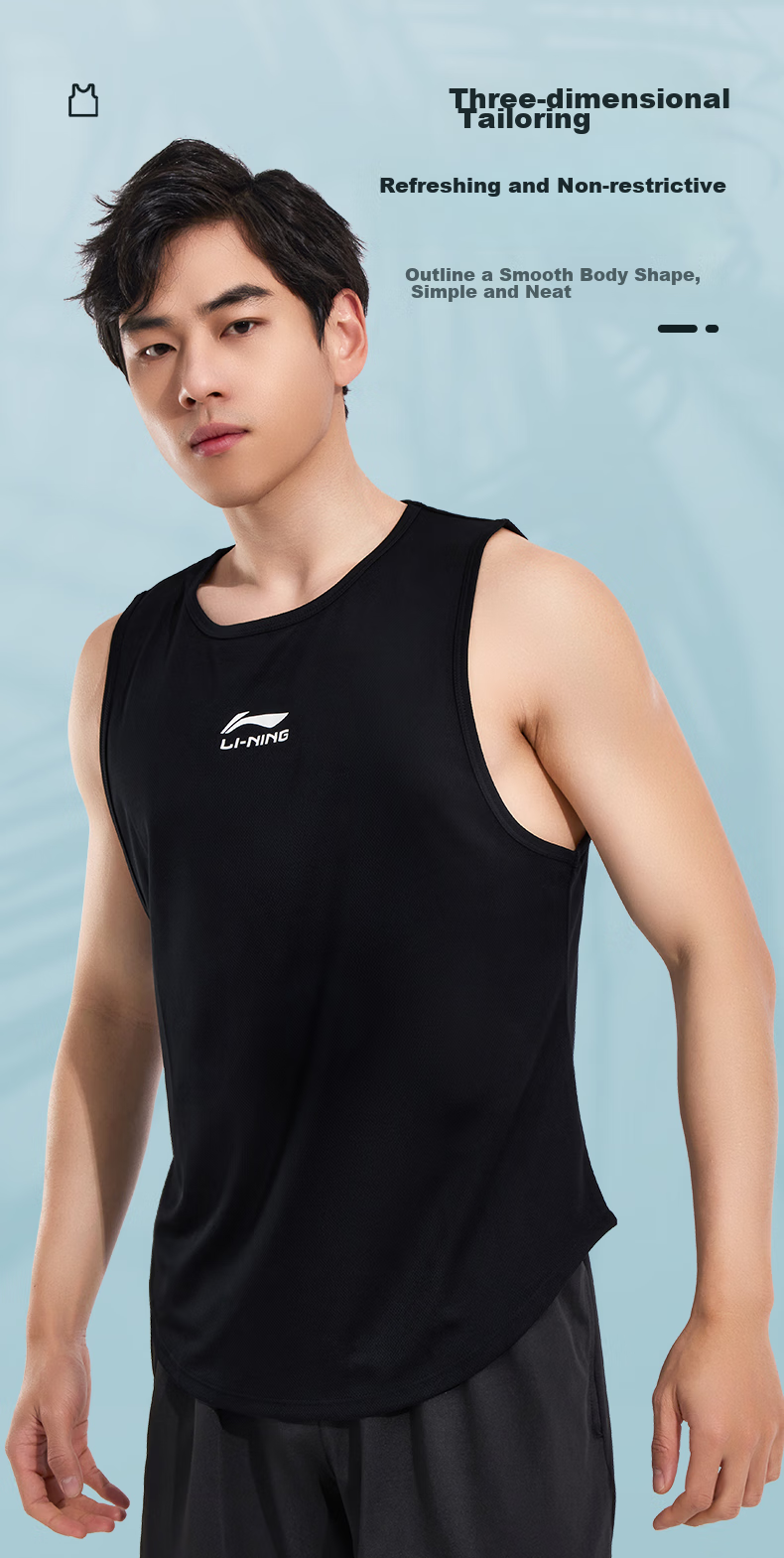 Li-Ning Women's Sports Set, Summer Ice Silk Short-Sleeve Shorts, Running Quick-Dry T-Shirt, Badminton Fitness Training Outfit 4