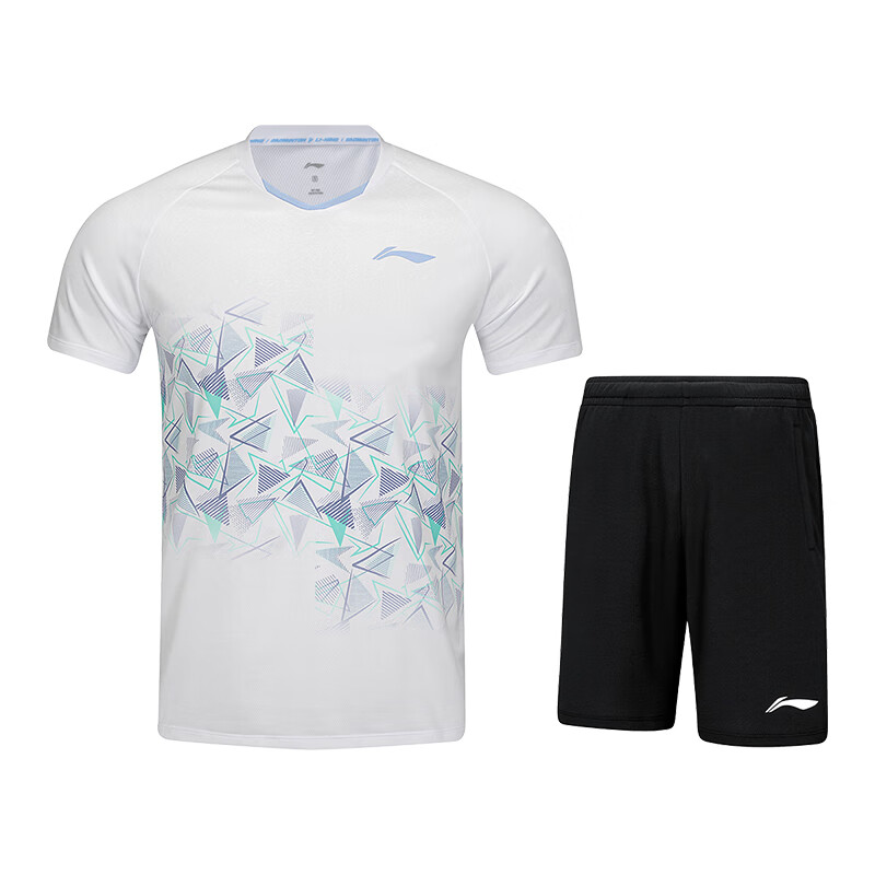 Li-Ning Badminton Outfit, Unisex Competition Set, Two-Piece Club Series Sportswear, Team Uniform