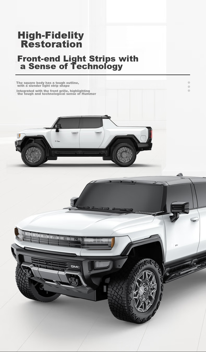 Rastar Remote Control Car (Rastar) 1:26 Hummer Remote Control Toy Car, Boys' Toy, Dragon Boat Festival Gift, 93100 Orange 4