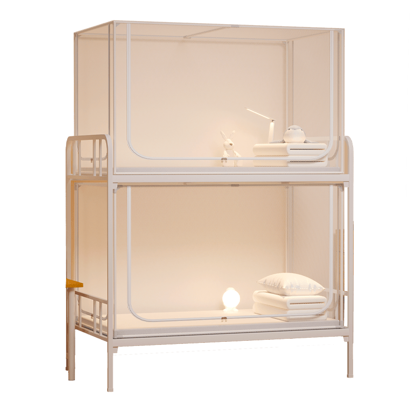 Cottonfaith Dormitory Mosquito Net Frame for Middle And High School Students, Single Door 0.9m High Extendable [Suitable for Bunk Beds]