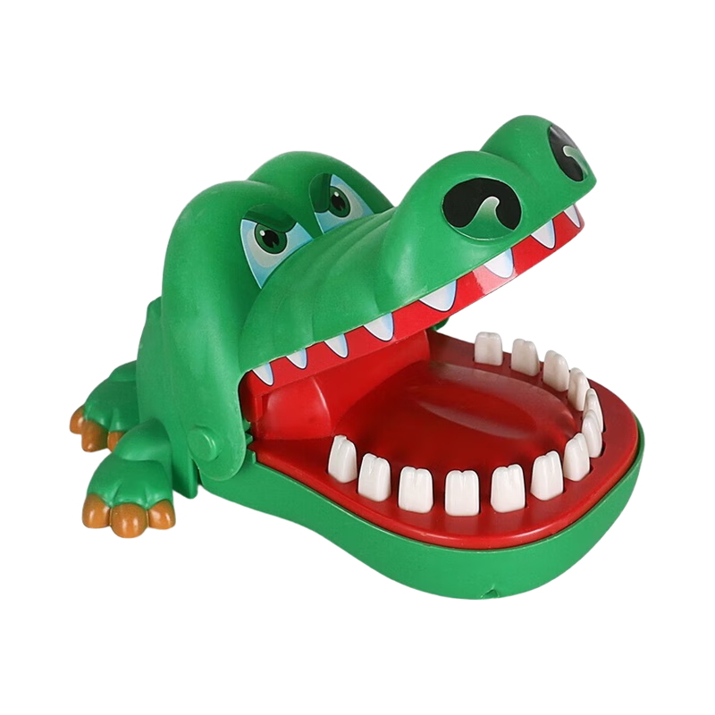 COODORA Crocodile Shark Toy, Bites Finger, Teeth, Pranks People, Children's Party Stress Relief, Cat Stress Relief Gift