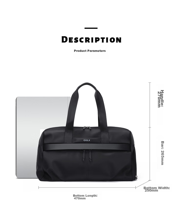 GOLF Travel Bag, Sports And Fitness Bag for Women, with Separate Shoe Compartment, Dry And Wet Separation, Handheld Luggage Bag for Business Trips And Travel, Shoulder Bag 21