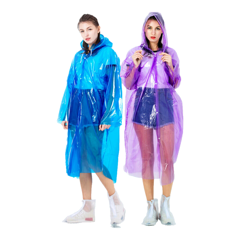 Banzheni Disposable Raincoat, Thickened Poncho for Adults And Children, Outdoor Rain Gear, Portable Hiking And Travel Wear, Separate Pieces, Large Sizes Available for Men And Wome