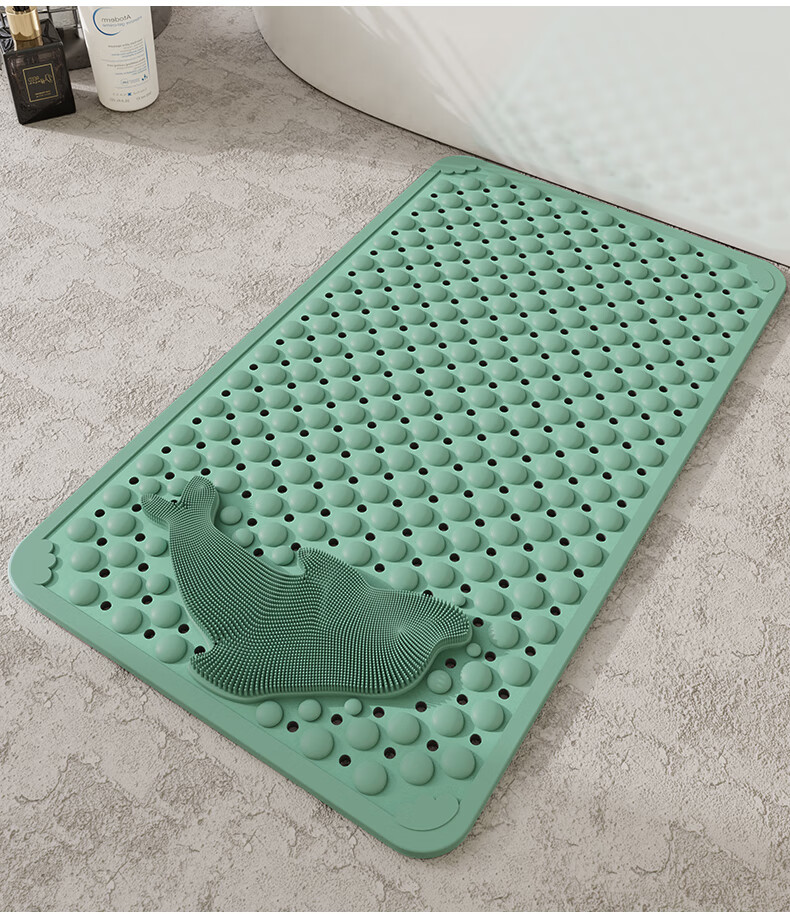 Huaxu Bathroom Non-Slip Mat, Shower Foot Pad, Bathroom Anti-Fall Floor Mat, Elderly And Pregnant Women Massage Foot Mat, Large 11