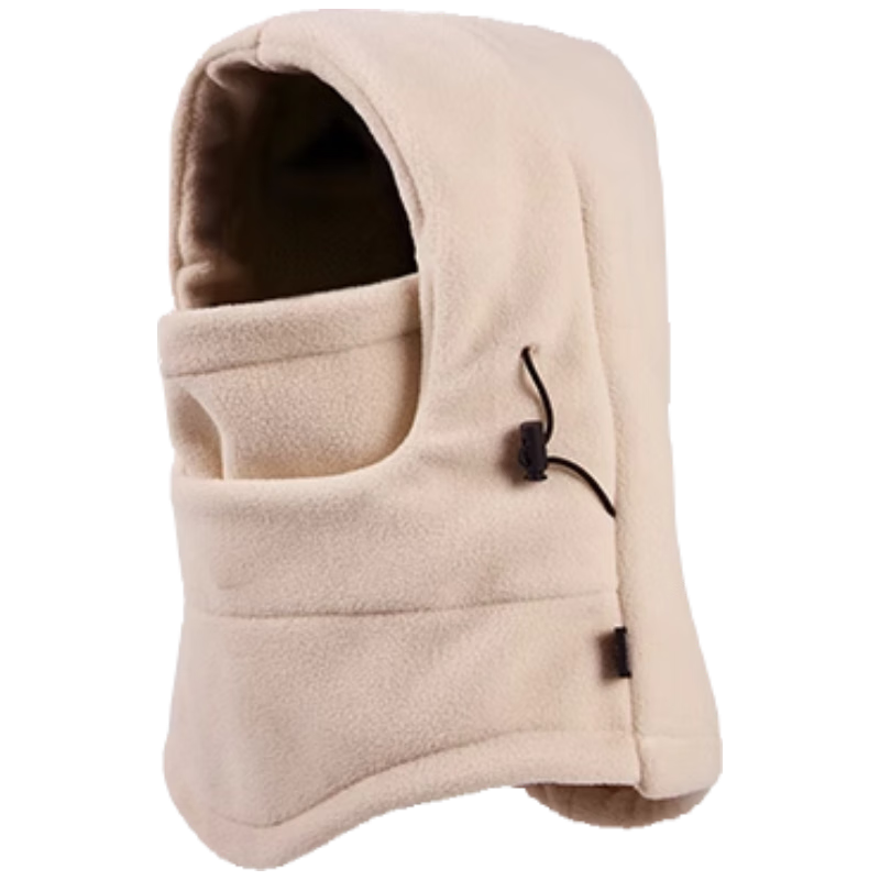 CAMEL Fleece-Lined Warm Balaclava for Men And Women, Outdoor Ski Full Face Protection Hood, Cycling Windproof Face Mask Neck Gaiter