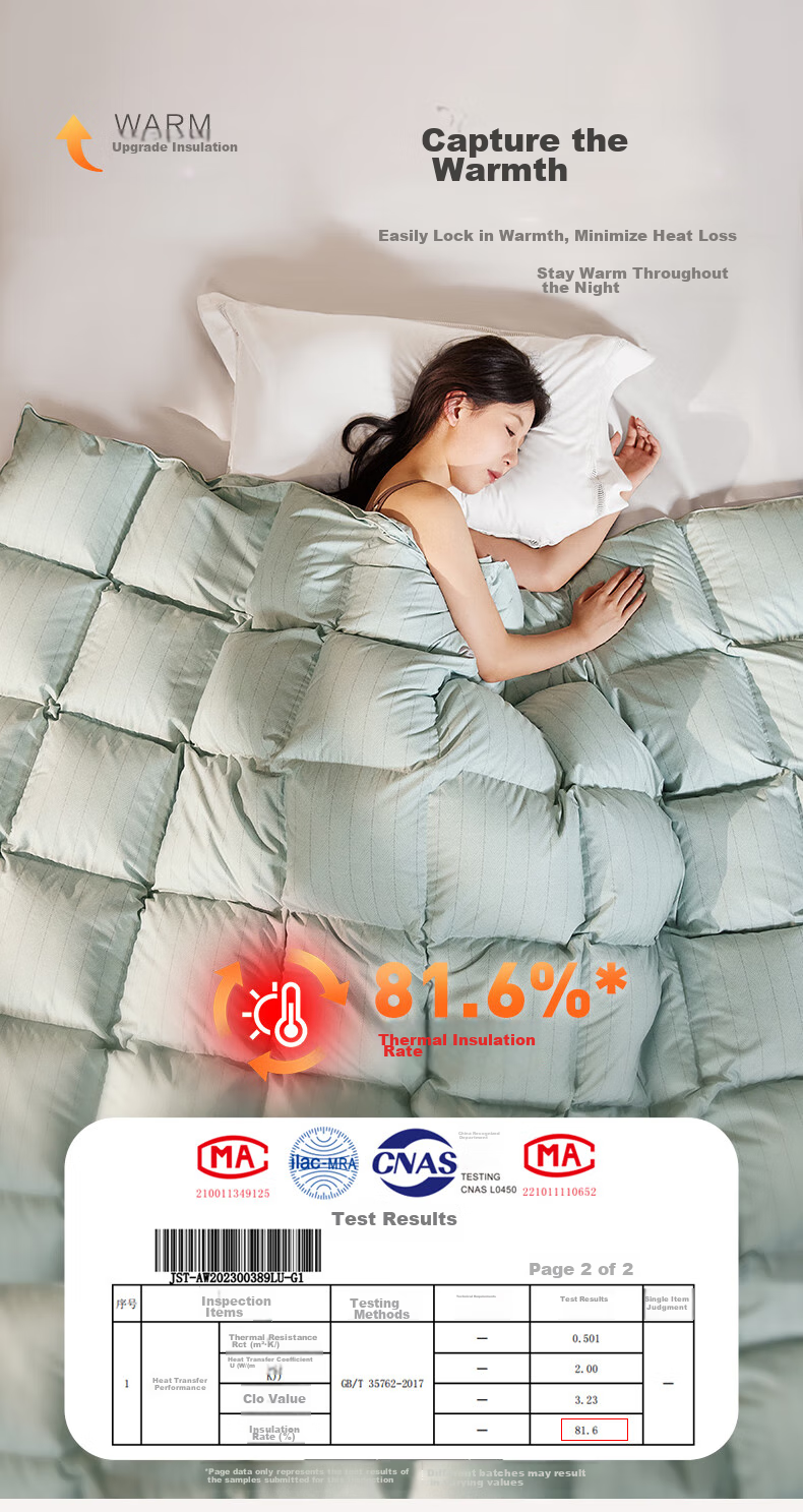 LUOLAI Home Textiles, down Comforter, 95% Goose Down, Machine Washable, Class A Anti-Mite, Warm Winter Duvet Insert, Approximately 4.3 Jin (2.15 Kg), Pink 4