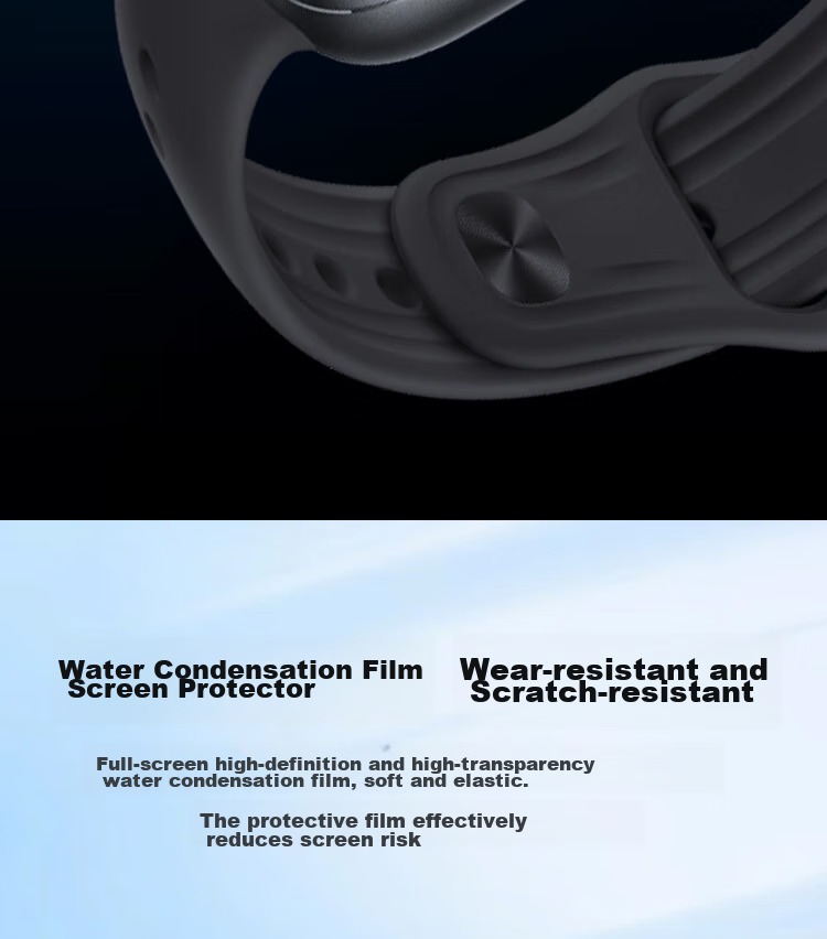 ESCASE [Two-Pack] Screen Protector for IQOO/Vivo Watch GT, Hydrogel Film, ESIM Version, Curved Full Coverage Anti-Scratch Protective Film 8
