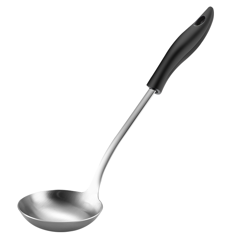 Maxcook Soup Ladle, 304 Stainless Steel Large Soup Spoon, Thickened Long-Handled Cooking Spoon for Stir-Frying And Porridge MCCU6142