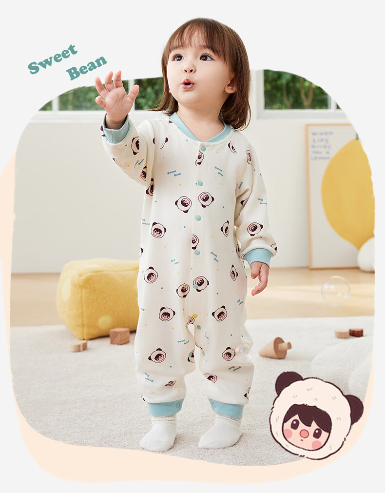 Ibaby ×outlast Space Technology Constant Temperature Onesie, PaoPaoMaTe 2 Pieces Rabbit Drum Hand 100 15