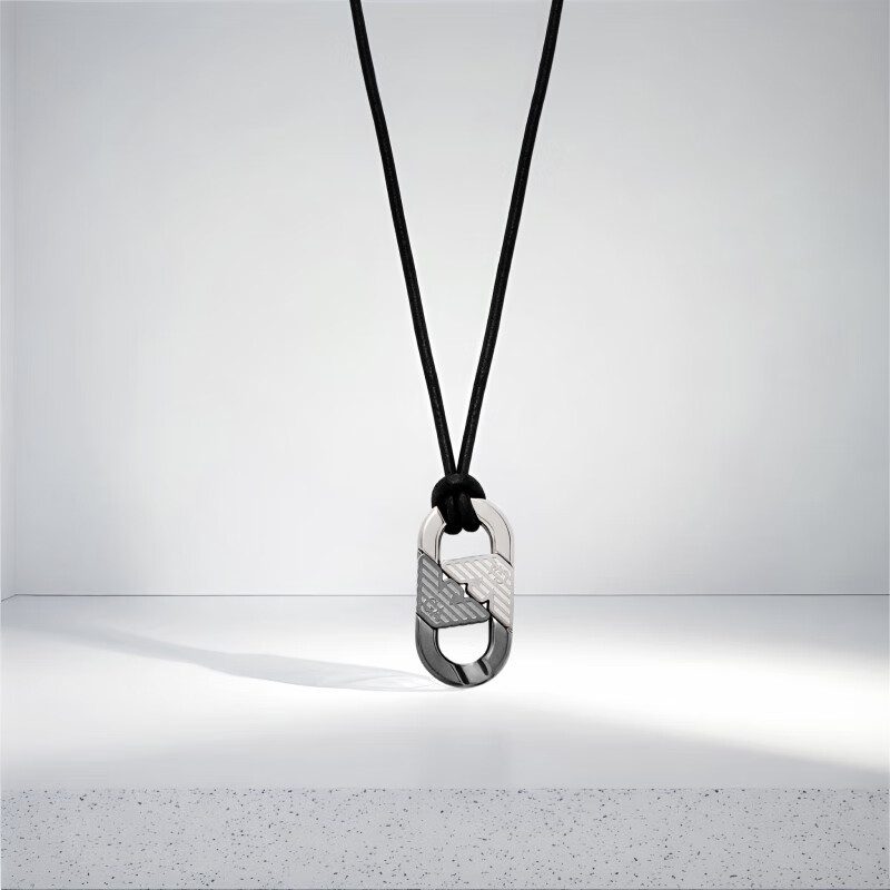 EMPORIO ARMANI Men's Necklace, Simple Pendant Necklace, Birthday Gift for Boyfriend, EGS3170040