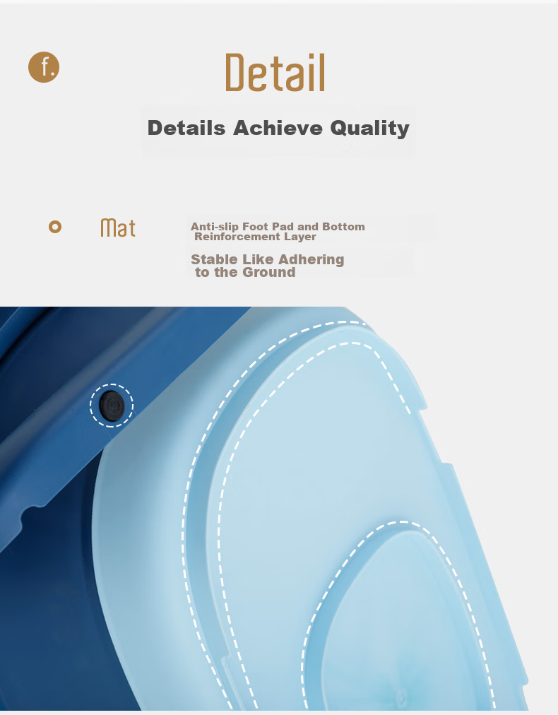 Rikang Baby Bath Bed, Bathing Aid, Infant Support Frame, Newborn Non-Slip Soft Rubber Lying Board, X1027, Misty Blue 5