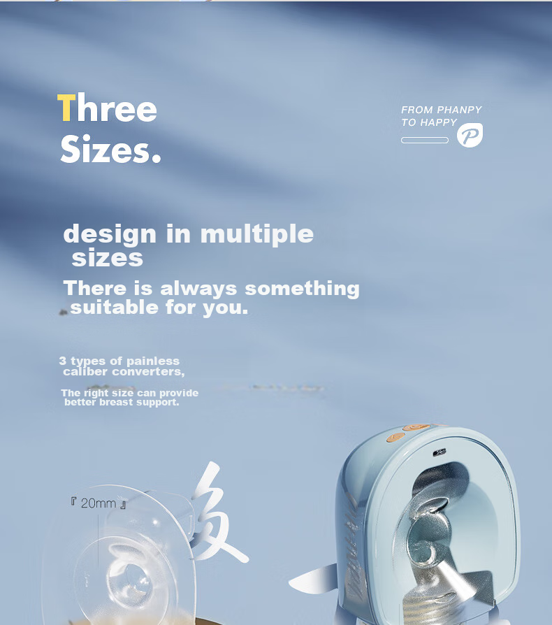 Xiaoyaxiang Hands-Free Breast Pump, Electric Portable All-In Automatic Micro-Vibration Single-Side Milk Extractor (Yiyue Smart Model) 10