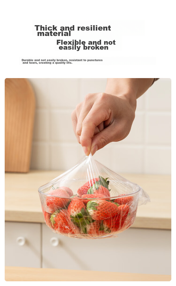 JD Original Food-Grade Cling Film Roll, Heat-Resistant, with Cutter [200 Meters × 20cm] 6