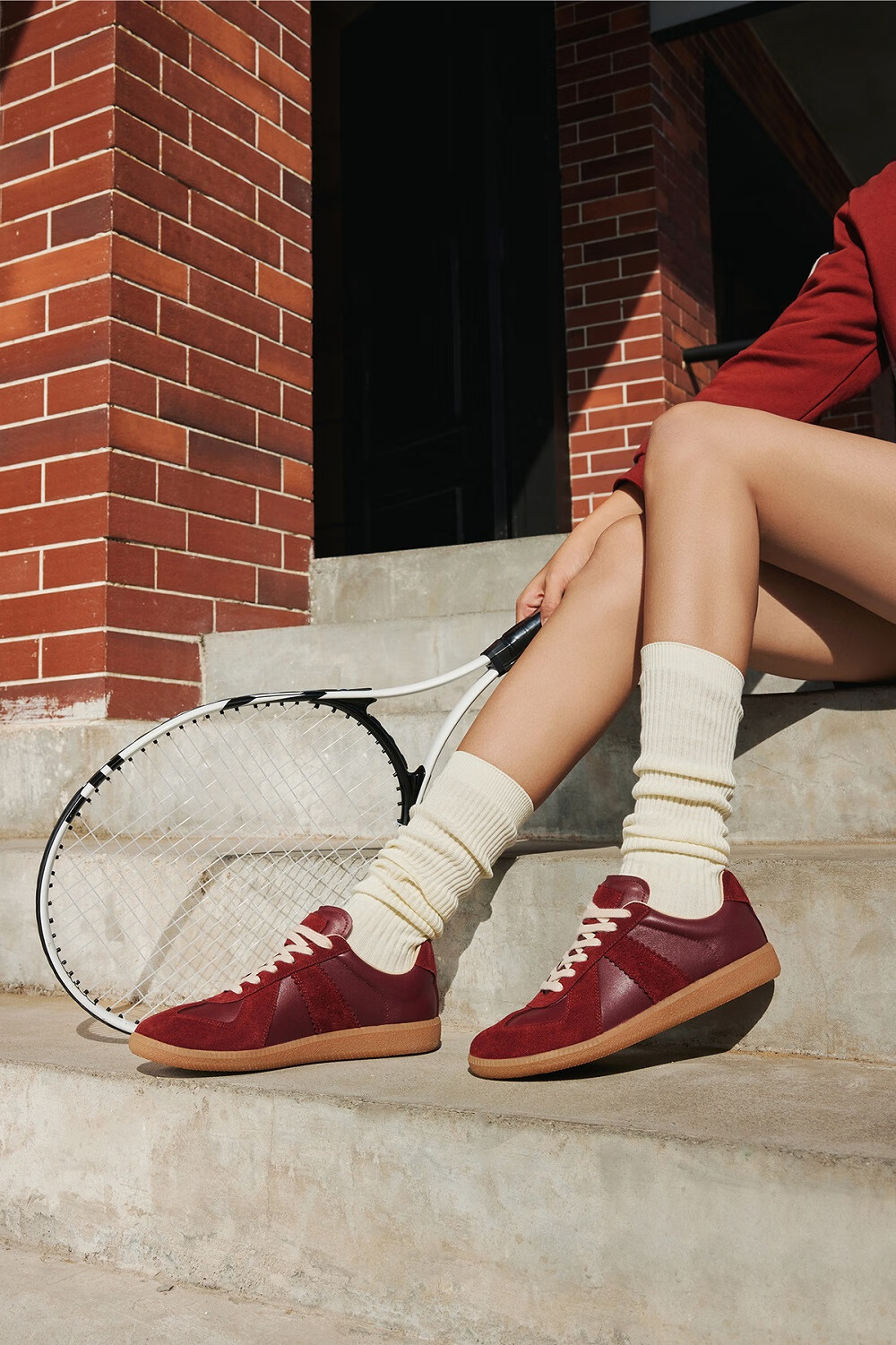 Le Saunda [Jiu Nian Bing Cha] Retro Low-Top Sneakers for Sports Training And Casual Wear 5T26801, Phantom Gray Silver SVL 35 3