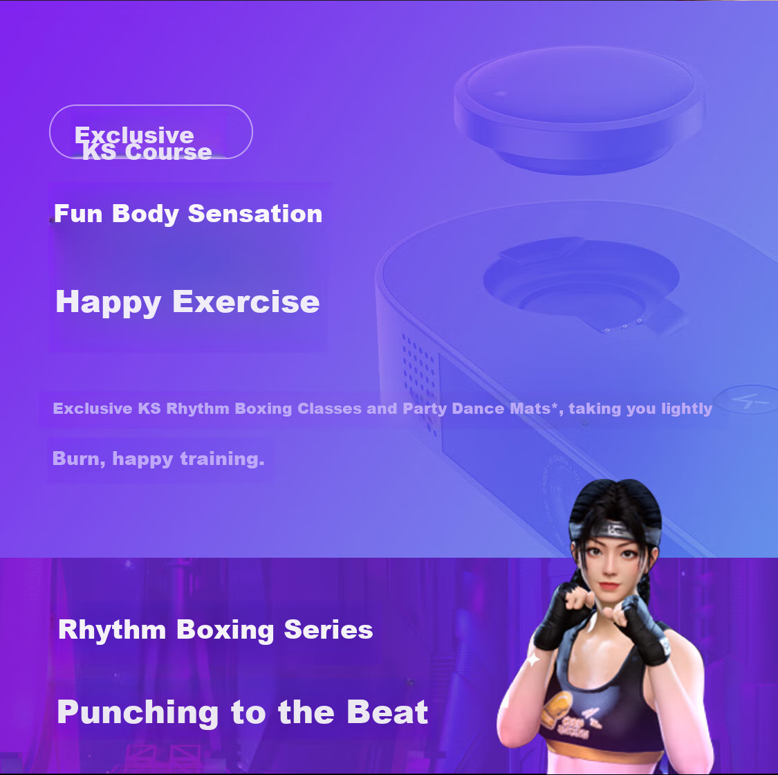 Keep Fitness Mirror Exercise Sensing Machine KS Smart Game Console with AI Guidance And Scoring, Motion Sensing Exercise Console 25
