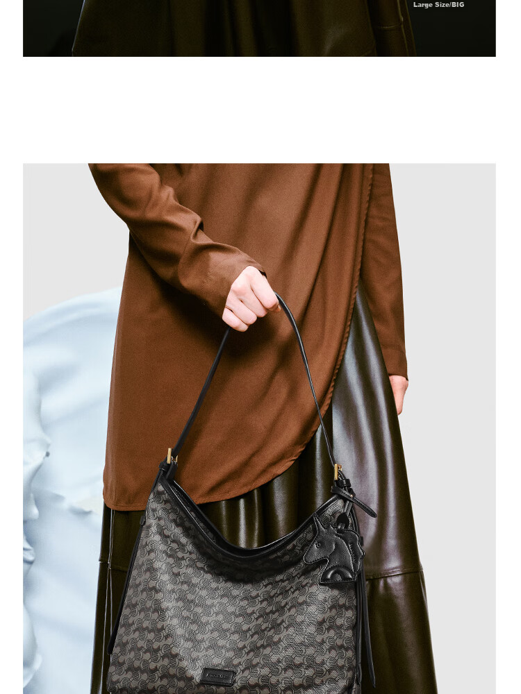 NUCELLE Wave HOBO Handbag for Women, Light Luxury Large Capacity Bucket Bag, Shoulder Crossbody Underarm Commuter Ladies Bag, Birthday Gift 18