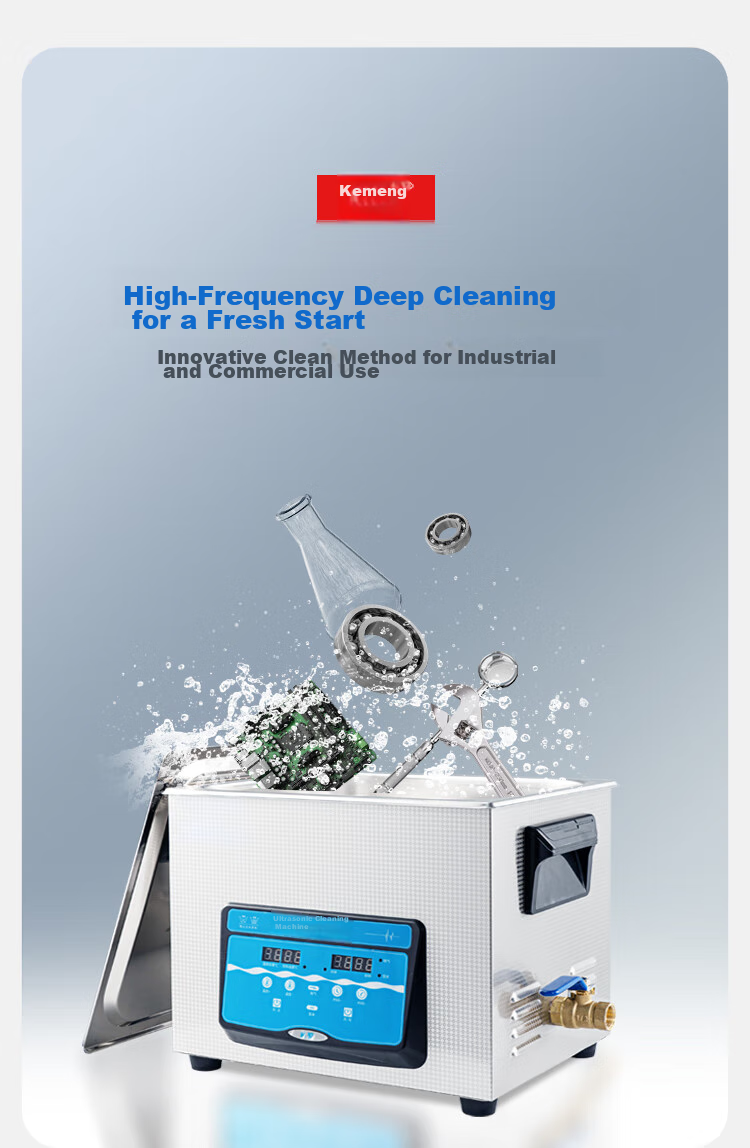 KM Ultrasonic Cleaner Industrial High Power Commercial Precision Parts Laboratory Cleaning Equipment Large Capacity KM-1030C 2