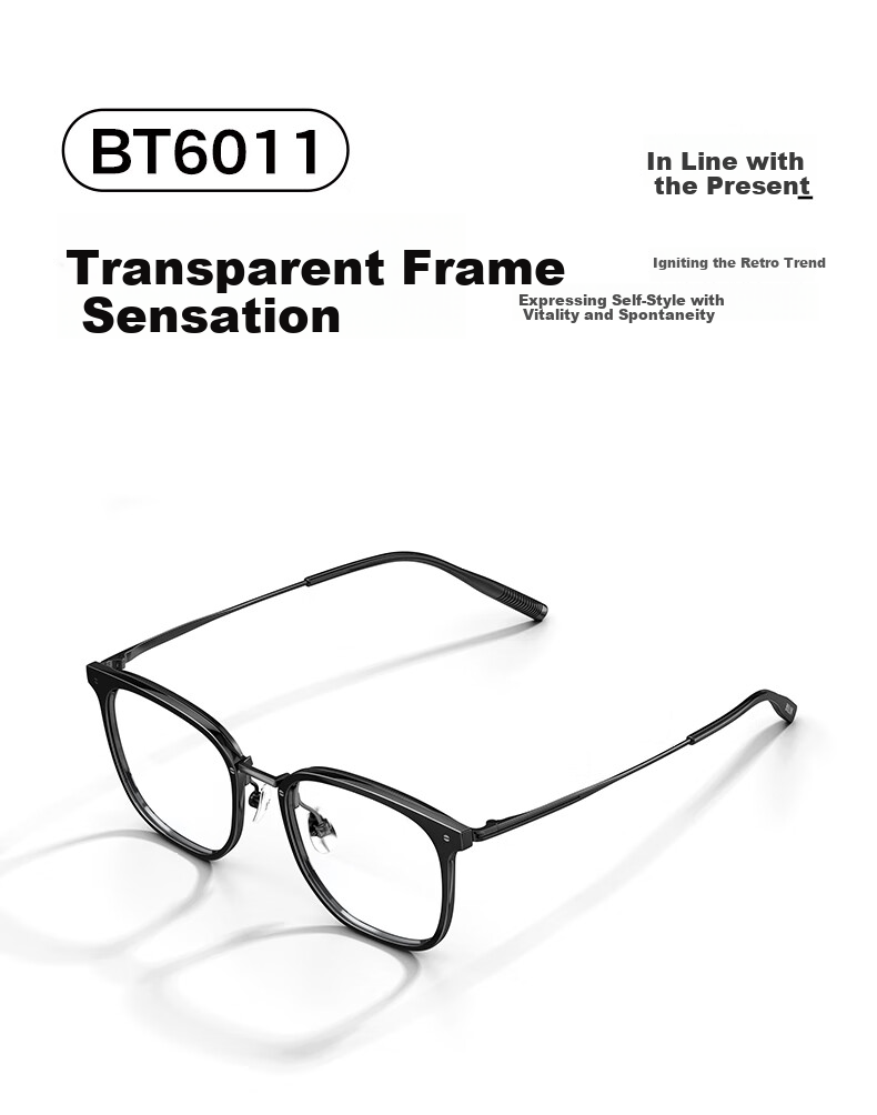 BOLON Glasses, Yang Zi's Style, Lightweight Titanium Frame, Myopia Optical Glasses for Men And Women, Gift, BT6011B90 1