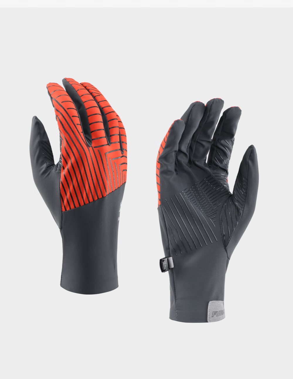 KAILAS Men's Running Gloves KM2458101, Flame Red/moon Rock Gray, Size M 4