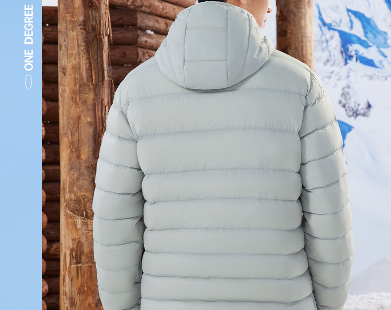 361° Men's Down Jacket Autumn Winter New Lightweight Short Warm Hooded Sports Inner Layer 652544302D-4 37