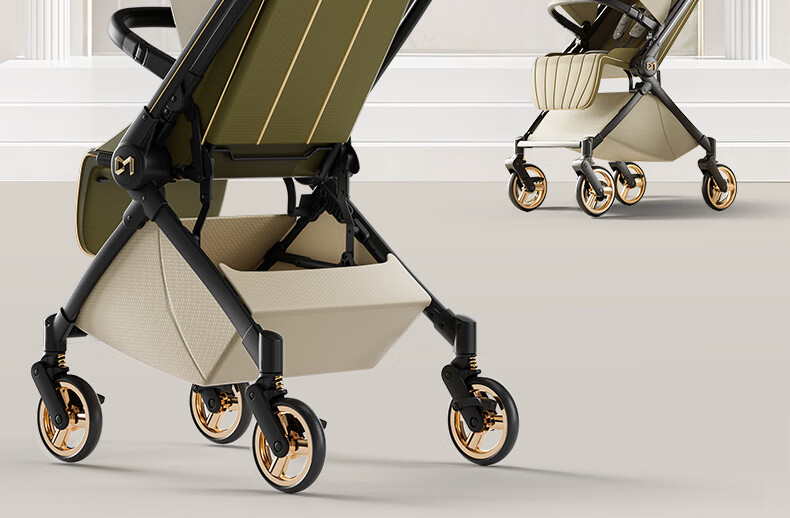 Dear Mom, Stroller with Reversible Seats for Sitting And Lying Down, Lightweight, High Landscape Design, Large Cabin, Airplane-Friendly Umbrella Stroller 22