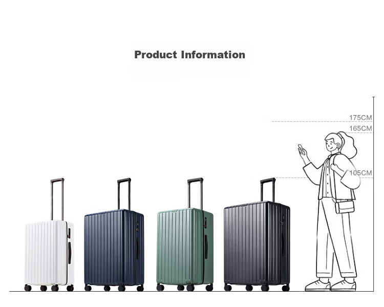 JD Original German PC Large Capacity Suitcase for Men And Women, Carry-On Luggage, Travel Case, Cloud White, 20 Inches 23
