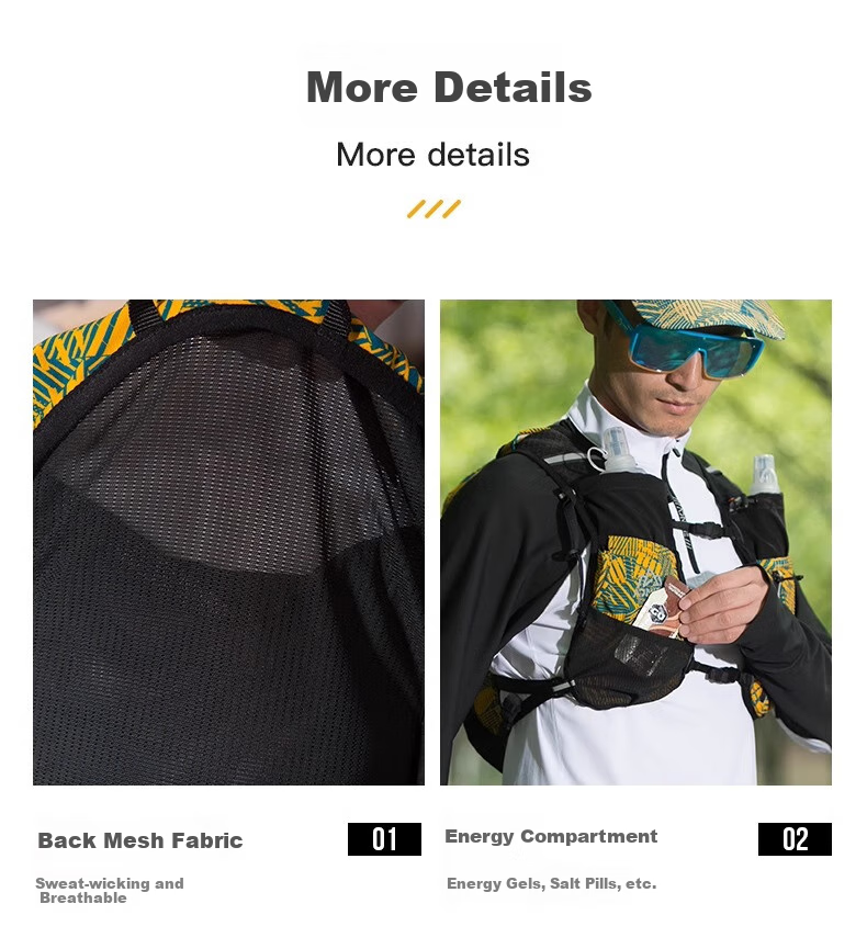 AONIJIE Trail Running Backpack, Outdoor Running Hydration Pack, Outdoor Marathon Sports Hiking Backpack, Cycling Bag 12