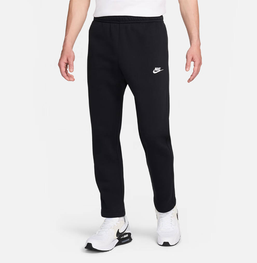 NIKE Men's Sweatpants, Winter Knitted Fleece-Lined Tapered Casual Pants, Warm And Comfortable, BV2708-010 Black, XL 2
