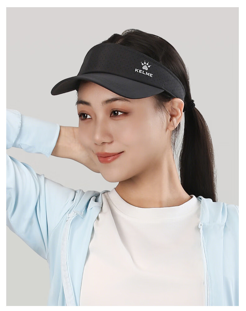 KELME Marathon Sports Quick-Dry Running Training Racing Cap Mesh Breathable Tennis Sunshade Sun Protection Hat 18