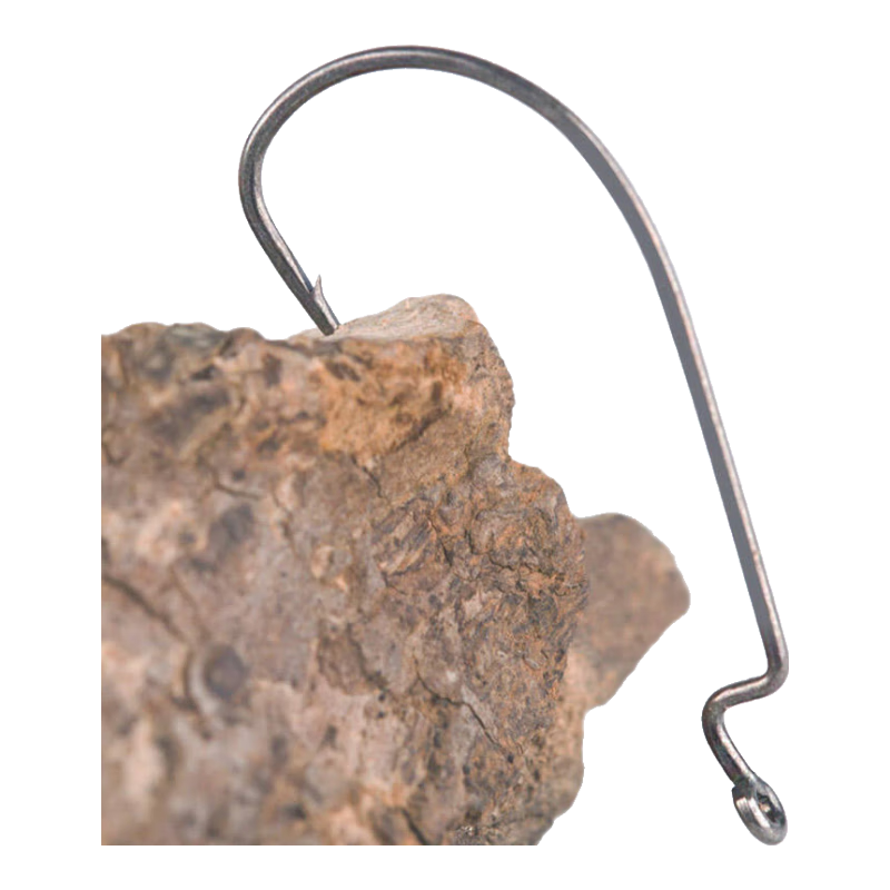 BKK 9005 Lingwu 2X Wide-Body Curved Shank Hook for Largemouth Bass, Mandarin Fish, And Soft Bait Fishing Lure Hook
