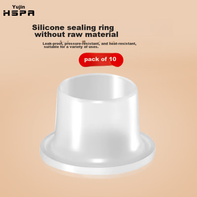 HSPA Silicone Seal Gasket for Faucet Angle Valve Leak Prevention (Pack of 10) -61