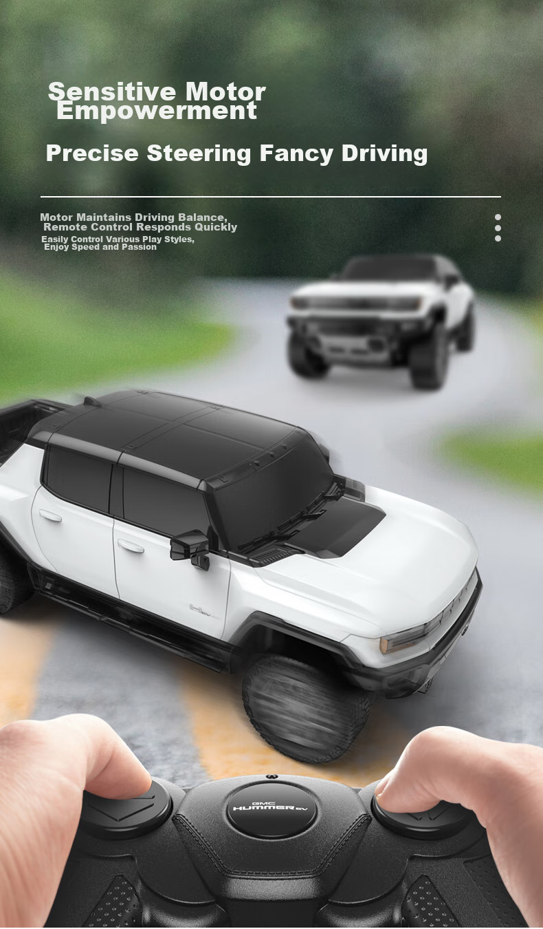 Rastar Remote Control Car (Rastar) 1:26 Hummer Remote Control Toy Car, Boys' Toy, Dragon Boat Festival Gift, 93100 Orange 8