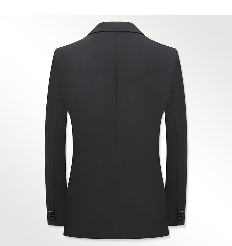 FIRS [Wrinkle-Resistant Non-Iron] Men's Suit Jacket for Spring And Autumn, Business Casual Formal Wear Single Suit Coat Professional Workwear Outer Garment 4