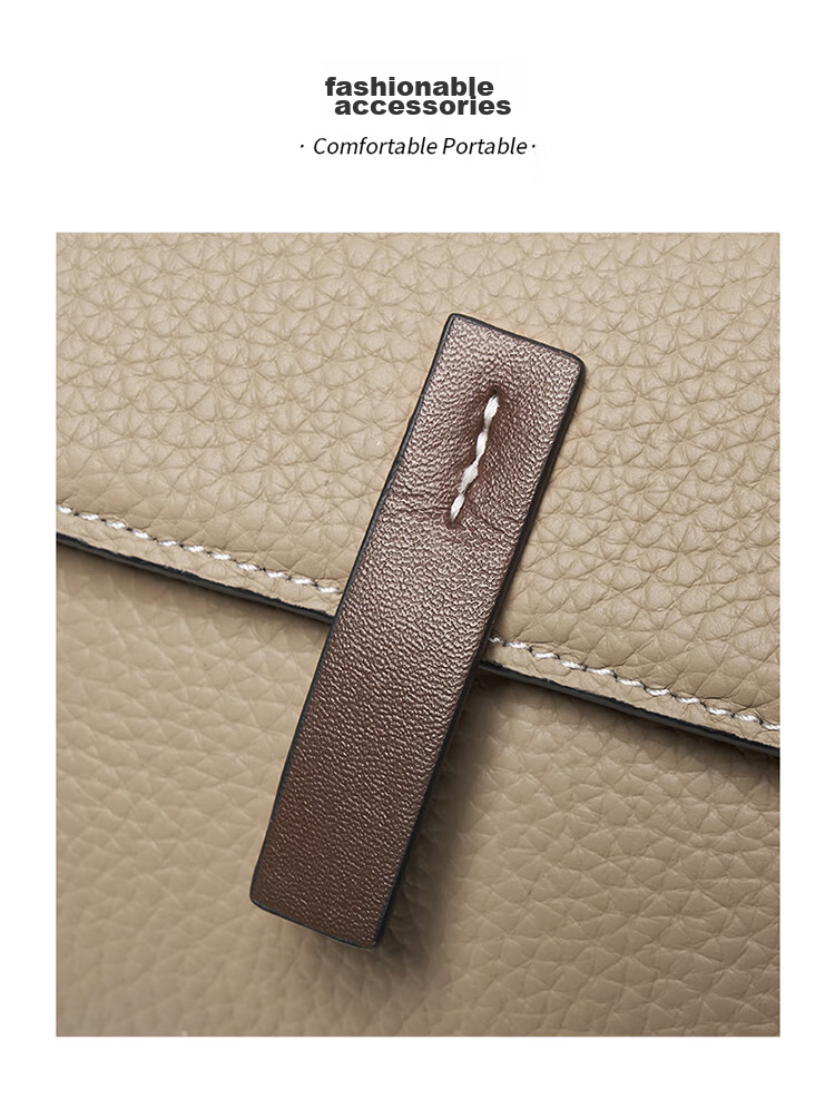 Aokang Women's Handbag, 2026 New Trendy Cowhide Small Square Bag, Light Luxury Crossbody Shoulder Bag, Birthday 520 Gift for Girlfriend Or Wife 9