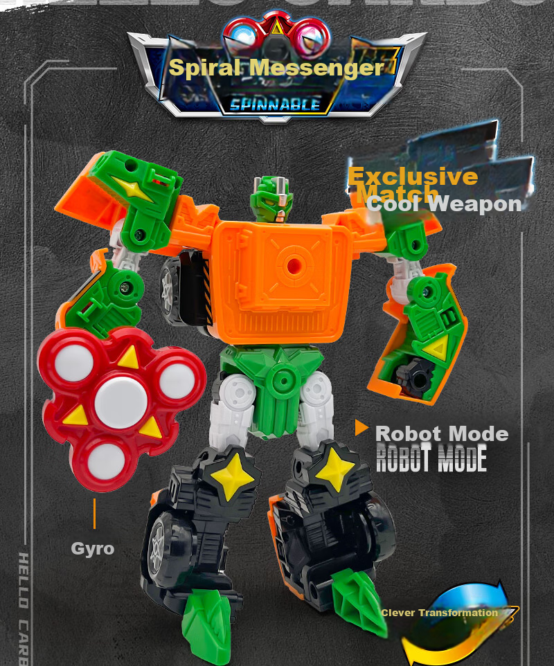 Kabaocheshen Rescue Alliance Transforming Car Ambulance Toy, Boys' Robot Elite Edition Medical Master Birthday Gift 3
