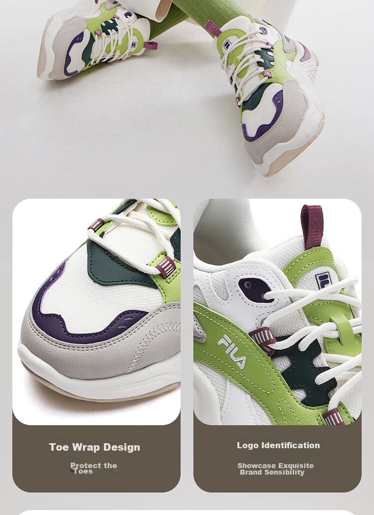FILA Official COLLINA Women's Retro Outdoor Casual Dad Sneakers 10