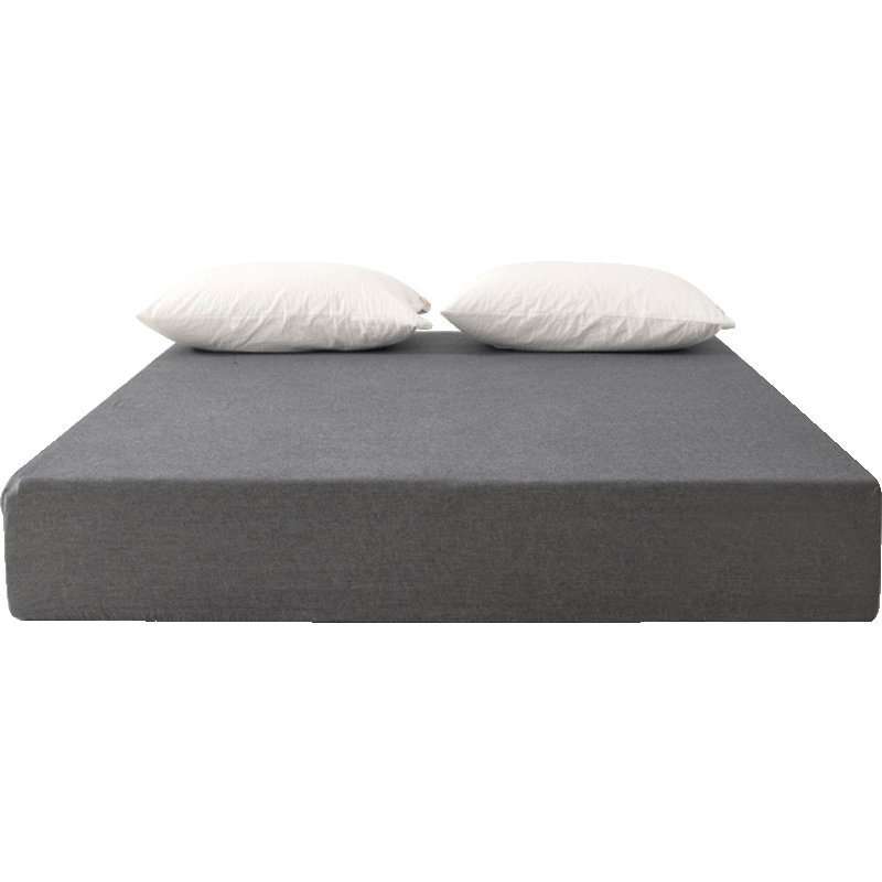 Grace A-Class 100% Cotton Washed Cotton 7A Antibacterial Breathable Fitted Sheet Dormitory Bed Cover 90*200cm Dark Gray