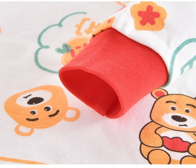 DEESHA Kids Autumn Thermal Underwear Set Girls Baby Mid-Neck Warm Cotton Base Layer Pajamas 9