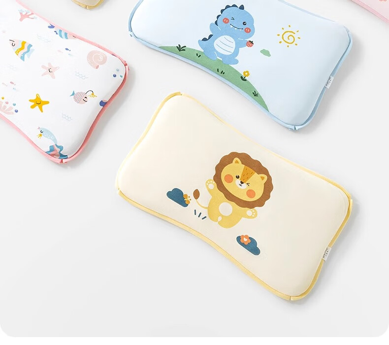 Beitaisi Cloud Pillow, Baby Pillow for 0-1 Year Olds, Sweat-Absorbing Breathable Gauze, Ten-Layer Pleated Fabric, Anti-Colic Pillowcase, Dreamy Floral Patter 18