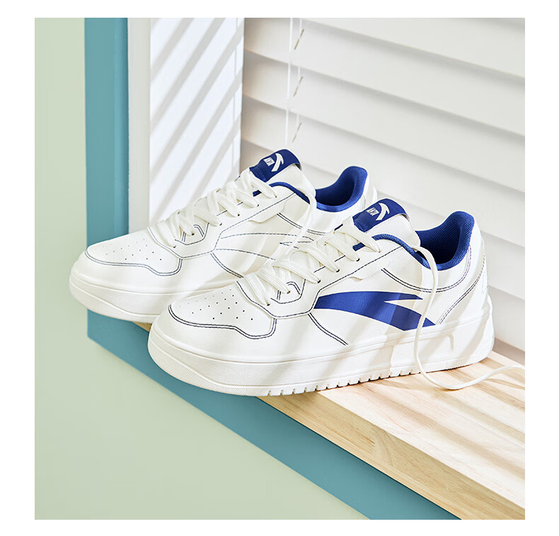 Anta Lightweight Casual White Shoes | Men's Summer White Sneakers Lightweight Versatile Student Sports Shoes 8