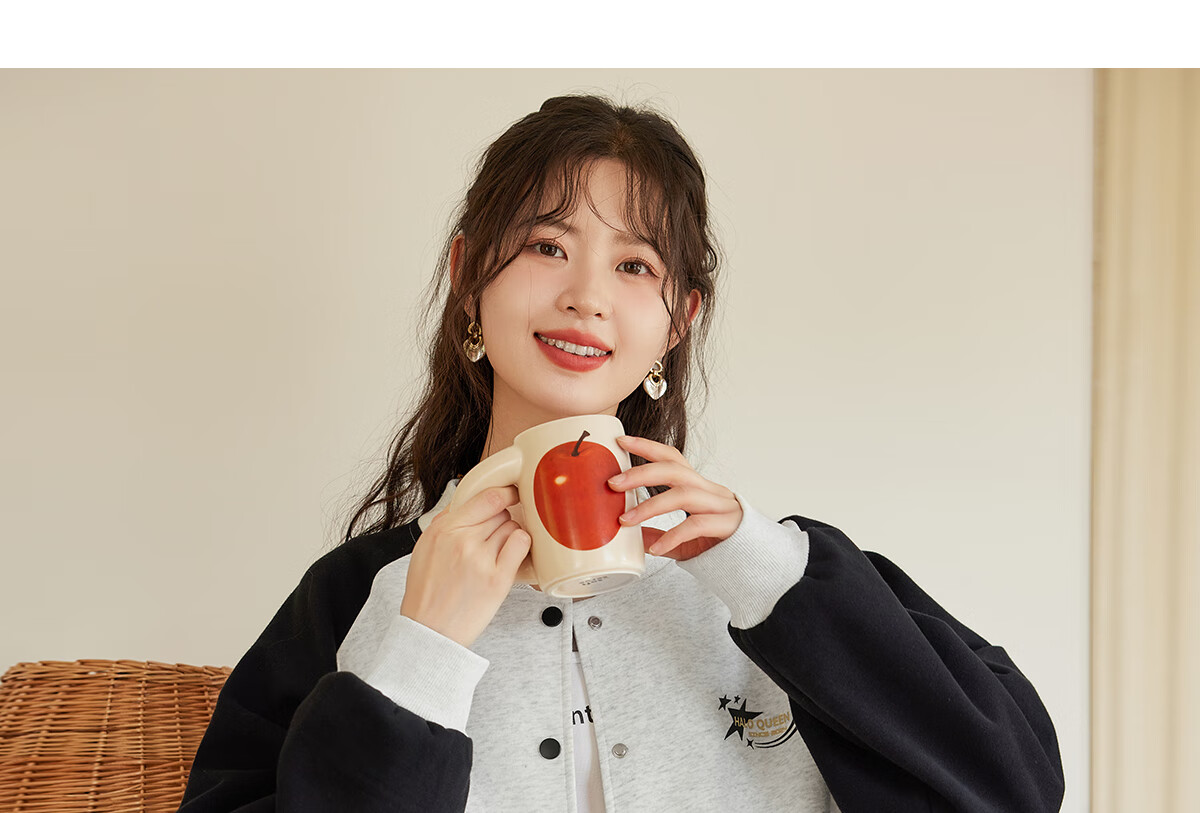 Halo Queen Women's Sweatshirt Jacket, Spring And Autumn Letter Baseball Shirt, Fashionable Casual Sports Top, New Product H143U2001 71