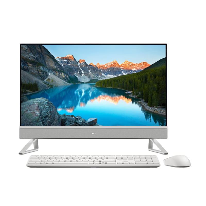 DELL Inspiron New High-End All-In Desktop Computer (13th Gen I7, 16GB RAM, 1TB Storage) Aesthetically White, 27-Inch Eye-Protection Large Screen, Commercial Office Use, Entertainment And Learning Machine