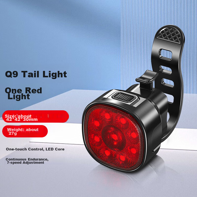 Bicycle Light, Cycling Equipment, Front And Rear Lights, Mountain Bike Night Riding Safety Warning Light, Waterproof USB Rechargeable High-Brightness Flashlight, Road Bike Tail Light