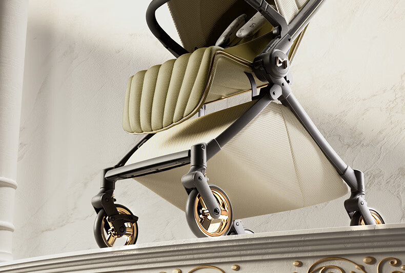 Dear Mom, Stroller with Reversible Seats for Sitting And Lying Down, Lightweight, High Landscape Design, Large Cabin, Airplane-Friendly Umbrella Stroller 49