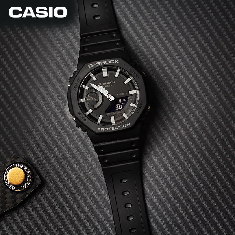 Casio Men's G-SHOCK Watch, Hachioji Sports Student Smart Japanese/Korean Style Watch, Gift for Boyfriend, GA-2100