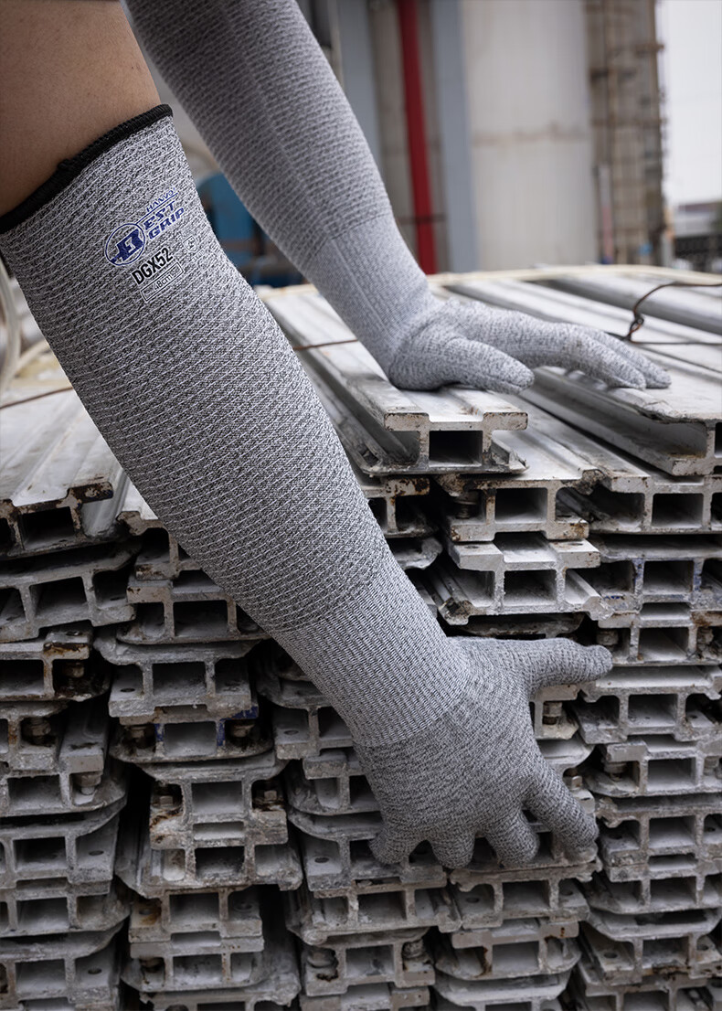 Henghui Level D Cut-Resistant Arm Guard Gloves, 48cm Extended Integrated Anti-Cutting And Anti-Chopping Sleeve Protector, DGX52 9