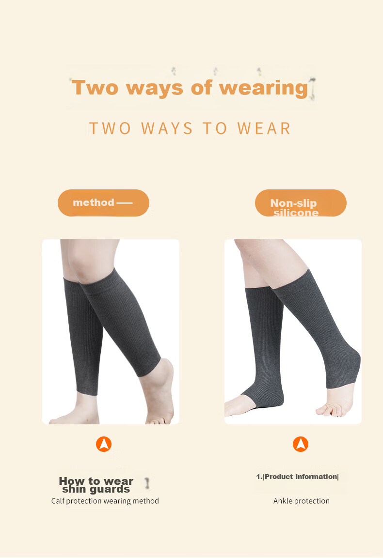 NAILEKESI N Leg Warmer, Calf Protector, Foot And Ankle Warming Sleeve, Leg Guard, Sock Cover for Cold Legs, Miracle Solution for Cold Feet 3