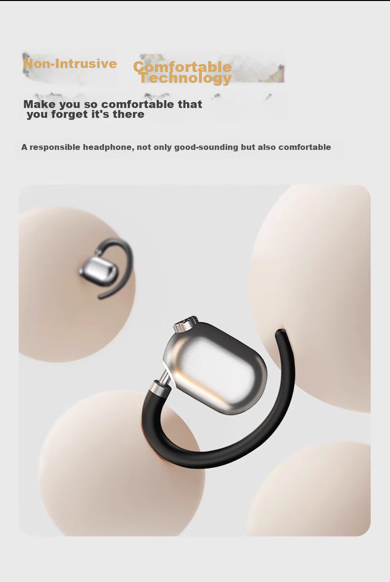 ALittleFlower [Berlin Voice - Latest Model 2026] Bluetooth Earphones, Over-Ear Style, Ultra-Long Battery Life, Wireless In-Ear Design, for Sports And Running, Comfortable to Wear, Noise-Cancelling, High Sound Quality, Painless for Long-Term Use 14