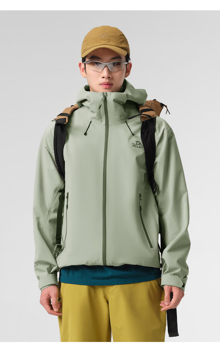 Pelliot [Rock Shell | Zhao Lusi Same Style] Hard Shell Single-Layer Windproof Waterproof Wear-Resistant Mountaineering Jacket 125301055 15